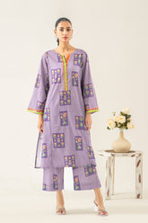 2-Pc Lawn Printed Shirt with Straight Trouser SCPM3-015
